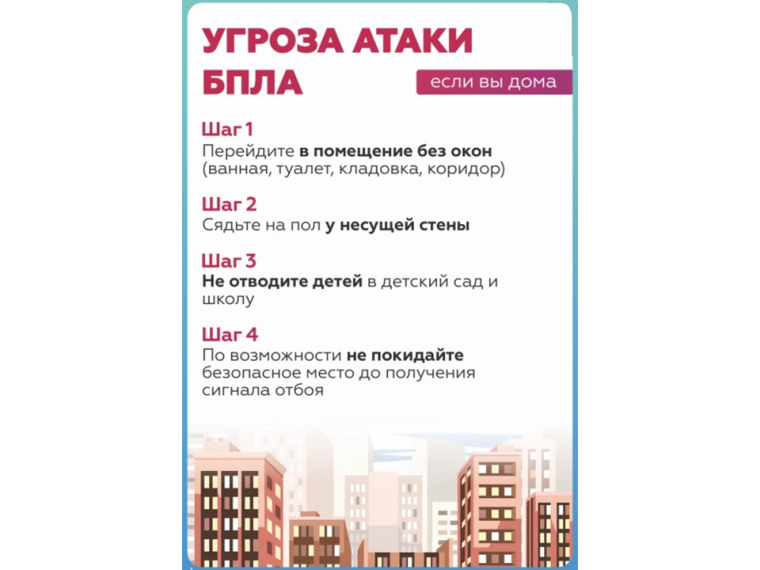 Памятки по безопасности от БПЛА.
